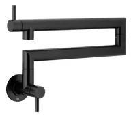 Baterie kuchenne - KFA Armatura Duero Pot Filler 6623-030-81 Stalowa Czarny mat - miniaturka - grafika 1