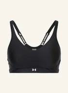 Biustonosze - Under Armour Biustonosz Sportowy Ua Infinity 2.0 Z Siateczką schwarz - miniaturka - grafika 1