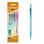 Przybory szkolne - Ołówek automatyczny HB z gumką BIC Matic Pastel 0.7mm Pouch 5szt - miniaturka - grafika 1