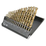 Wiertła - GRAPHITE Wiertło do metalu HSS-TiN 1,0 - 10,0 mm, zestaw 19 sztuk - miniaturka - grafika 1