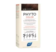 Farby do włosów i szampony koloryzujące - Phyto PhytoColor 5.35 Chatain Clair Chocolat Farba do włosów - złoty mahoń 50+50+12 - miniaturka - grafika 1
