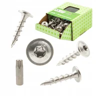 Wkręty - Wkręty konstrukcyjne, TALERZOWE 6x60 mm, STAL NIERDZEWNA A2 100 szt. - miniaturka - grafika 1