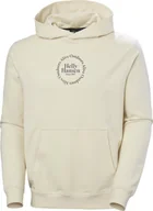 Bluzy męskie - Helly Hansen Helly Hansen męska bluza z kapturem CORE GRAPHIC SWEAT HOODIE 53924 034 L - miniaturka - grafika 1