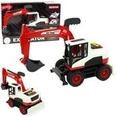 Samochody i pojazdy dla dzieci - Koparka Ruchome Ramię Auto Budowlane Światła Dźwię - miniaturka - grafika 1