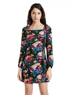 Sukienki - Desigual Damska sukienka Vest_NILO na co dzień, wielokolorowa, XL (DE) - miniaturka - grafika 1