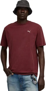 Koszulka męska Puma Ess Elevated Relaxed Wash Tee bordowa 688048 96 XL - Koszulki męskie - miniaturka - grafika 1