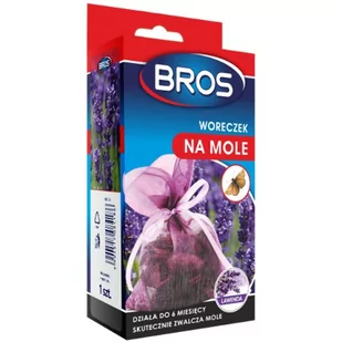 Bros BROS Woreczek na mole lawendowy 5904517084186 - Środki do podłóg i mebli - miniaturka - grafika 1