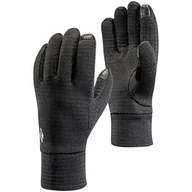 Sprzęt wspinaczkowy - Black Diamond unisex Midweight gridtech rękawiczki, czarny, XS 801032 - miniaturka - grafika 1