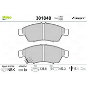 Klocki hamulcowe - Klocki hamulcowe - komplet VALEO 301848 - miniaturka - grafika 1