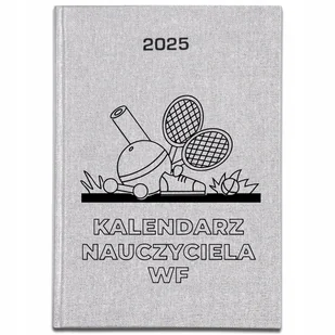KALENDARZ SREBRNY B5 2025 Planer Dla NAUCZYCIELA WF Dzień Nauczyciela Wz - Notesy i bloczki - miniaturka - grafika 1