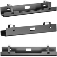 Akcesoria podróżnicze - MASKOWNICA KABLI ORGANIZER NA KABLE PRZEWODY UCHWYT PÓŁKA POD BLAT BIURKO - miniaturka - grafika 1