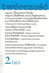 Twórczość 2/2025 - praca zbiorowa - Czasopisma - miniaturka - grafika 1