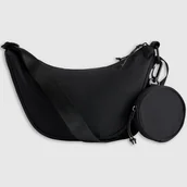 Akcesoria podróżnicze - Torebka 4F Torba na ramię z saszetką Czarna (4,5L) 4FWAW25ASBGF083 Czarny One size - miniaturka - grafika 1