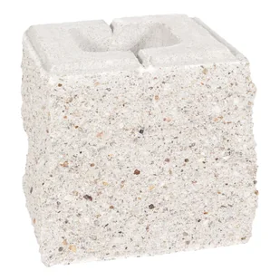 Pustak ścienno-cokołowy 20x19.5x19 cm 3stronnie łupany Wapień Ziel-Bruk - Kotwy - miniaturka - grafika 1