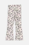Spodnie i spodenki dla dziewczynek - Coccodrillo legginsy dziecięce kolor fioletowy wzorzyste - miniaturka - grafika 1