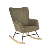 Fotele - Fotel Bujany Belmiro Oliwkowy Halmar - miniaturka - grafika 1