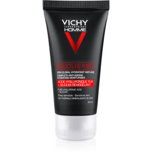 Vichy Homme Structure Force przeciwzmarszczkowy krem wzmacniający z kwasem hialuronowym 50 ml - Kremy do twarzy - miniaturka - grafika 1