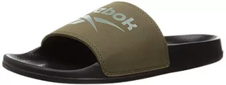 Klapki i japonki męskie - Reebok RBK Fulgere Slide, Klapki Męskie, Zielony Army Green Harmony Green Black, 47 EU - grafika 1