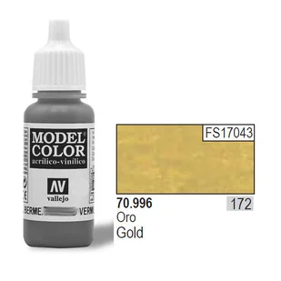 Vallejo Farba akrylowa mettalic - Gold nr 70996 (172) / 17ml 70996 - Akcesoria i części modelarskie - miniaturka - grafika 3