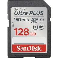 Karty pamięci - SANDISK Ultra Plus SDXC 128GB SDSDUNB-128G-GN6IN - miniaturka - grafika 1