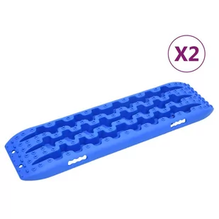 vidaXL Trapy, 2 szt., niebieskie, 106x30,5x7 cm, nylon - Narzędzia samochodowe - miniaturka - grafika 1