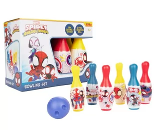 Zestaw kręgli SPIDEY 6 kręgli + piłka - Piłki dla dzieci - miniaturka - grafika 1