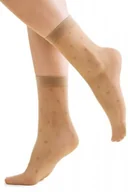 Skarpetki damskie - Gabriella 1196 Cora beige uni skarpetki damskie - miniaturka - grafika 1