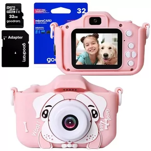 Aparat Dla Dzieci Piesek + Karta pamięci 32 GB Zabawki Dla Dzieci - Aparaty Cyfrowe - miniaturka - grafika 1