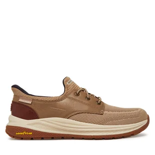 Sneakersy Skechers Meroe-Alden 205467/TPE Beżowy - Sneakersy męskie - miniaturka - grafika 1