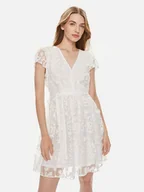 Sukienki - Vila Sukienka koktajlowa Edda 14093019 Biały Regular Fit - miniaturka - grafika 1