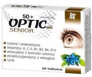 PHARMACY LABORATORIES Opticall Senior 30 tabletek 3740821 - Wzrok i słuch - miniaturka - grafika 1