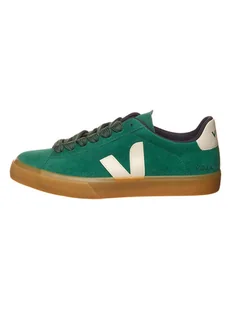 Veja Skórzane sneakersy "Campo Bold" w kolorze zielono-kremowym - Trampki męskie - miniaturka - grafika 1