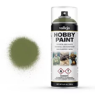 Vallejo Spray 400 ml Fantasy Color Goblin Green Vallejo 28027 - Kolejki i akcesoria - miniaturka - grafika 1