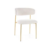 Krzesła - Krzesło tapicerowane ELTON RAVEN beżowy - miniaturka - grafika 1