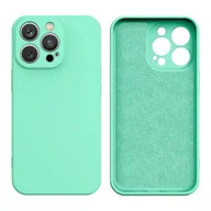 Etui i futerały do telefonów - Silicone case etui Samsung Galaxy A54 5G silikonowy pokrowiec miętowozielone - miniaturka - grafika 1
