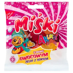 MIŚKI ŻELKI O SMAKU OWOCOWYM AKUKU! 90G - Żelki - miniaturka - grafika 1
