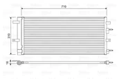 Chłodnice - Chłodnica klimatyzacji VALEO 822618 1886561 FORD - miniaturka - grafika 1