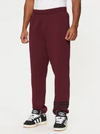 Spodnie sportowe męskie - adidas Spodnie dresowe Neuclassics JC9902 Czerwony Loose Fit - miniaturka - grafika 1