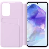 Etui i futerały do telefonów - Etui SAMSUNG Smart View Wallet Case do Galaxy A55 5G Lawendowy EF-ZA556CVEGWW - miniaturka - grafika 1