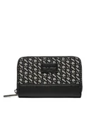 Portfele - Pepe Jeans Duży Portfel Damski Jacquard PL070261 Czarny - miniaturka - grafika 1