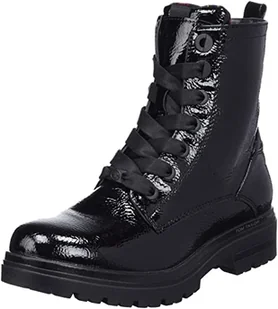 Tom Tailor Damskie sztyblety 4290502, czarne, 36 UE - Botki damskie - miniaturka - grafika 1