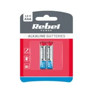 Baterie i akcesoria - Rebel Baterie alkaliczne REBEL LR03 2szt/bl - miniaturka - grafika 1