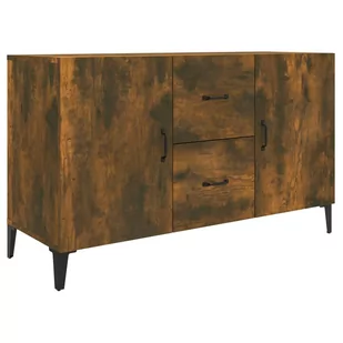 Lumarko Komoda, przydymiony dąb, 100x36x60 cm, materiał drewnopochodny - Komody - miniaturka - grafika 3