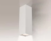 Lampy ścienne - Shilo Kinkiet OZU 7464 biały 7464 - miniaturka - grafika 1