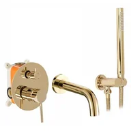 Baterie wannowe i prysznicowe - Rea Lungo Gold P4563 - miniaturka - grafika 1