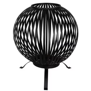 Esschert Design Palenisko w formie kuli, stal węglowa, czarne, FF400 Esschert Design - Paleniska ogrodowe - miniaturka - grafika 1