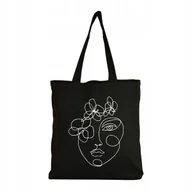 Torby i wózki na zakupy - TOREBKA TORBA EKO NA RAMIE A4 SHOPPER Z NADRUKIEM - miniaturka - grafika 1