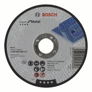 Bosch Tarcza tnąca, prosta, do metalu średnica 125 mm, grubość 2,5 mm, 2608600394 - Materiały ścierne - miniaturka - grafika 10