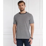 Koszulki męskie - BOSS T-shirt Tiburt | Regular Fit | z dodatkiem lnu - miniaturka - grafika 1