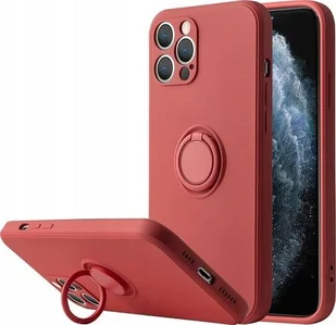 OEM Etui Silicon Ring do Iphone 11 PRO jasno czerwony - Etui i futerały do telefonów - miniaturka - grafika 1